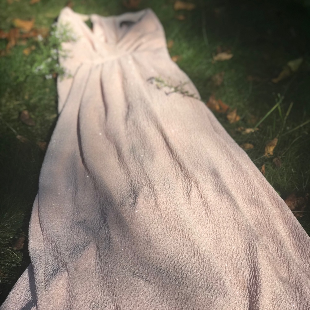 Betsy & Adam pink sparkly dress